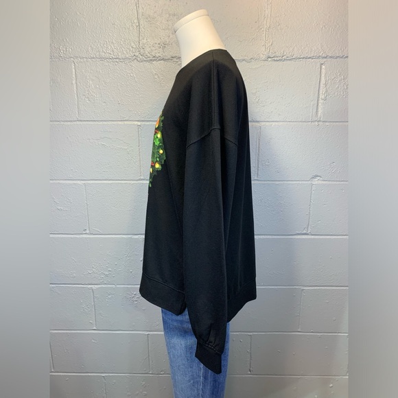 National Lampoons Christmas Vacation Black Lightweight Women's Sweatshirt XL - Picture 4 of 6